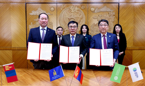 БАЙГАЛИЙН НӨӨЦИЙН ТОГТВОРТОЙ АШИГЛАЛТ БҮХИЙ УУР АМЬСГАЛЫН ӨӨРЧЛӨЛТӨД ТЭСВЭРТЭЙ МАЛ АЖ АХУЙГ ДЭМЖИХЭД ХАМТРАН АЖИЛЛАХ САНАМЖ БИЧИГ БАЙГУУЛЛАА